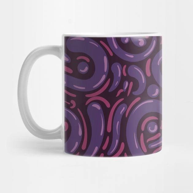 Modern Vibrant Abstract Paisley by Vector Deluxe